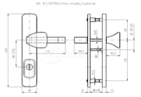 BK R1/Astra/90 Nerez-titan K+M