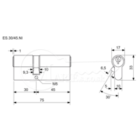 Vl RI EURO Secure 30x45 Ni 5kl