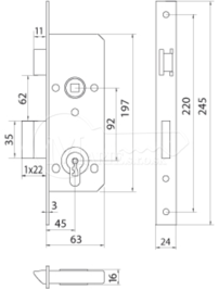 ZZ KFV 49PWZ 92/45/24