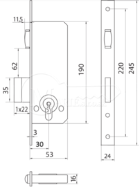 ZZ KFV 51PZ  30/24 valček