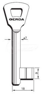Kľúče fazónové GERDA 05