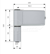 Záves JOCKER 20,5 biely RAL9016