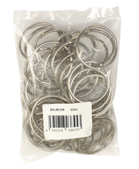 Krúžky na kľúče RI RX.40.KR.50KS 40mm Ni