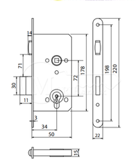 ZZ Metal-plast RZB-4 valček V34mm