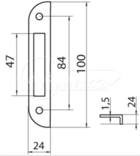 Protiplech LOB RK10 biely