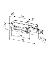 Elektrický z. HARTTE XS12UPM 12V