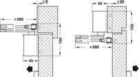 Dorma TS-71 s ramenom striebro EN3-4