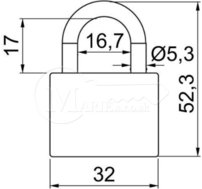 VZ RI RV.OVAL.32 32mm 3kl