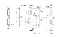 ZZ RI EN.304M.PZ.72.55.20 V80/72/55 magn