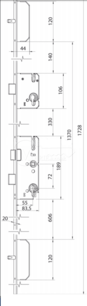 ZZ Metal-plast 72/55/20x1728 4-bodovy